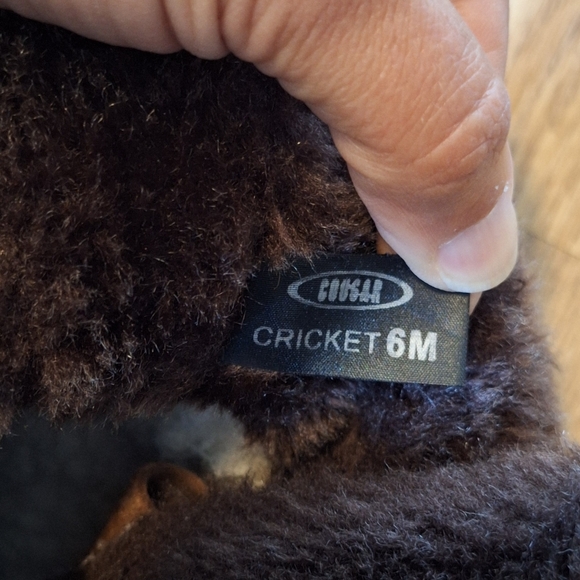 Cougar Cricket Brown Suede Lace Up Boot - 6 - Picture 5 of 9